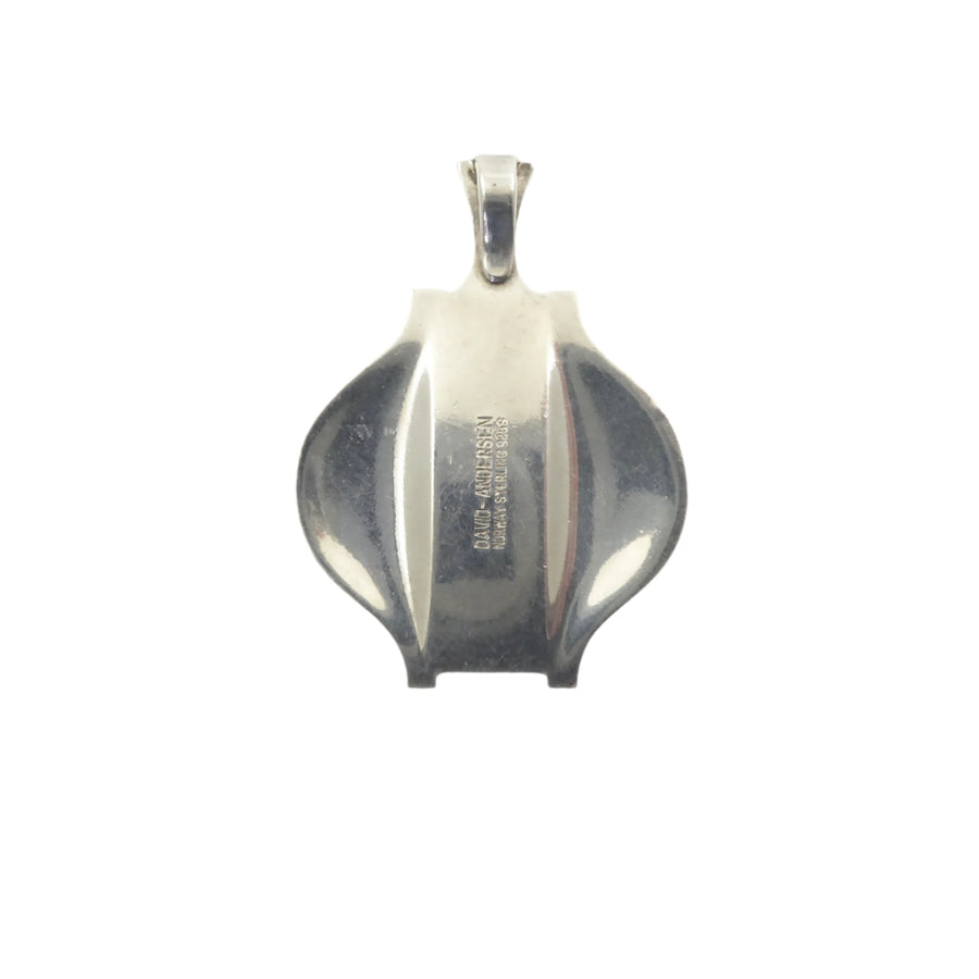 David-Andersen Modernist Purple and Silver Pendant