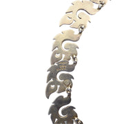 Margot de Taxco "Leaf Shell" Necklace and Earrings 5611