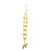Antique Fob Pendant with Figural Gold Nugget