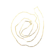 18 Karat Gold Bar Link Chain