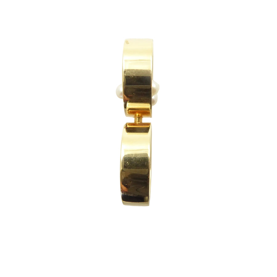 Hans Hansen Gold and Pearl Ring