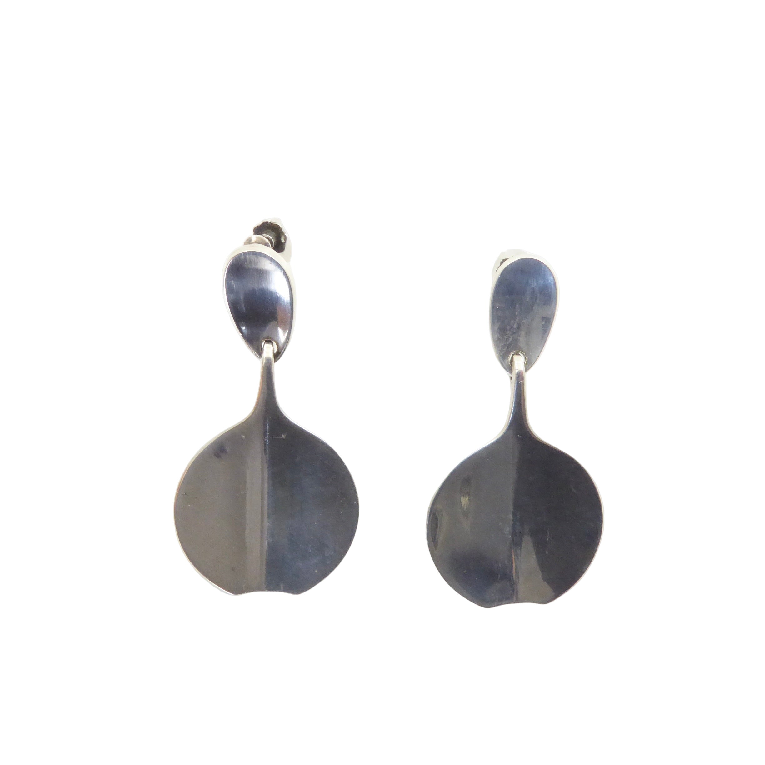 Bent Garielsen Pedersen for Hans Hansen "Lilypad" Earrings