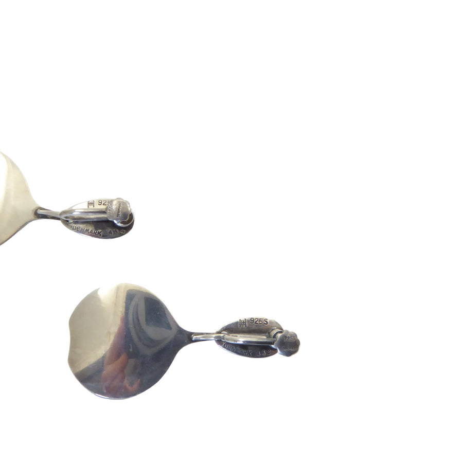 Bent Garielsen Pedersen for Hans Hansen "Lilypad" Earrings
