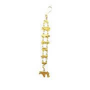 Antique Fob Pendant with Figural Gold Nugget