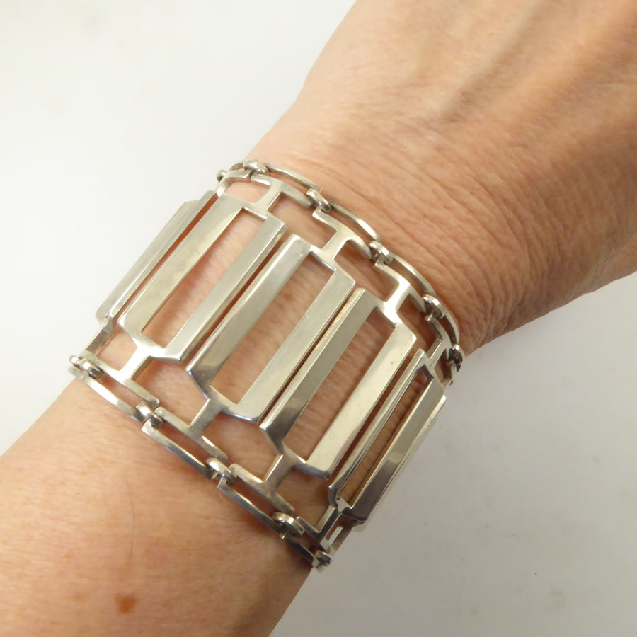 Tone Vigeland Wide Chain (Bred Lenke) Bracelet