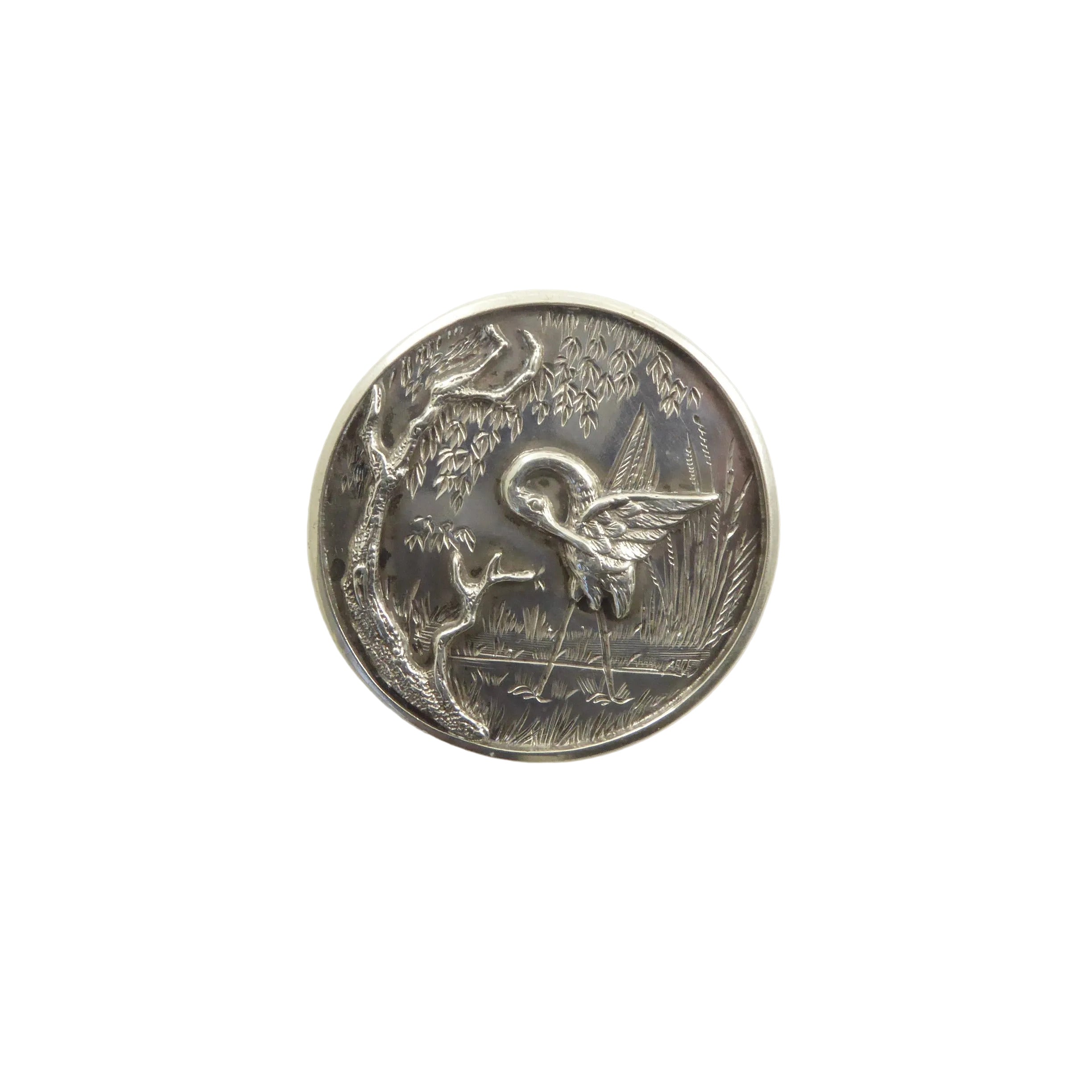 Victorian Japonesque Silver Brooch – Lisa Kramer Vintage Collection