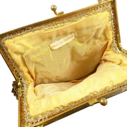 French Art Deco Metallic Embroidered Evening Purse