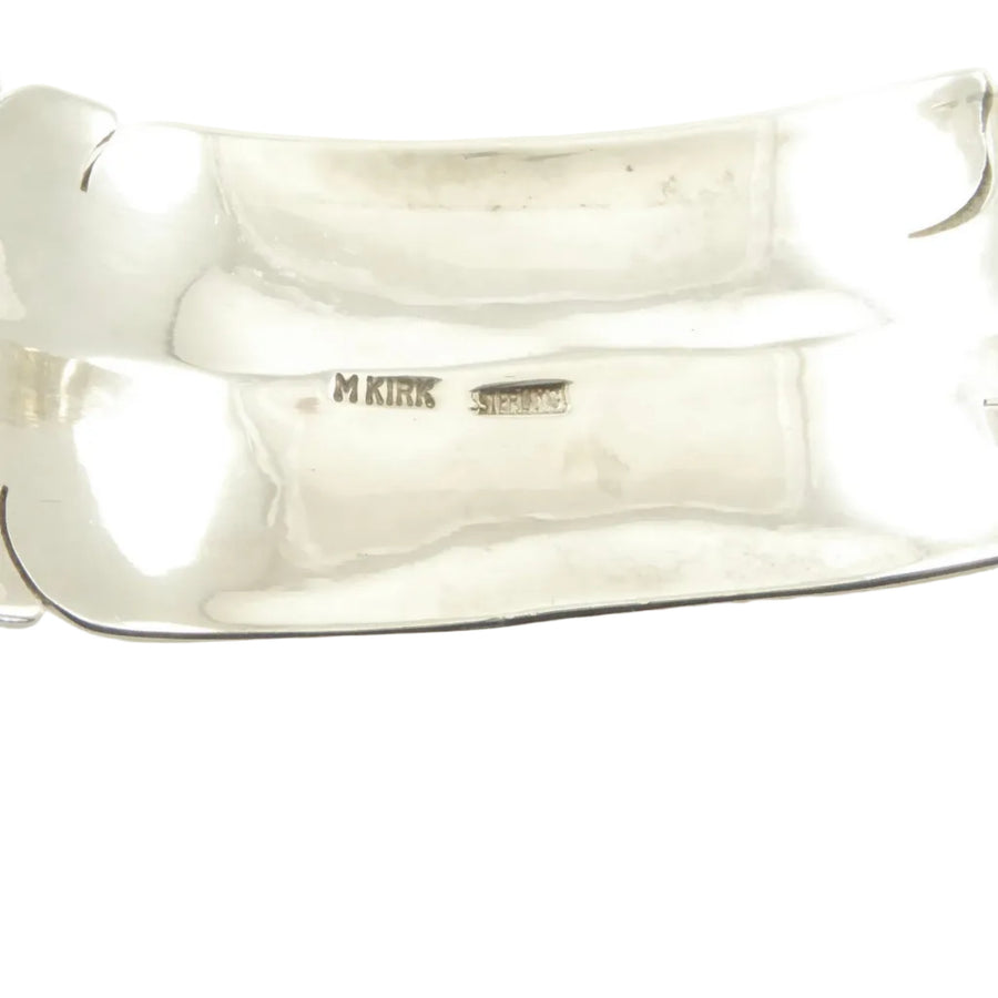 Michael Kirk Sterling Feather Cuff Bracelet