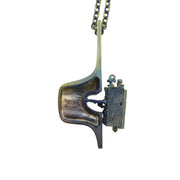 Lapponia Flame Bronze Pendant Necklace