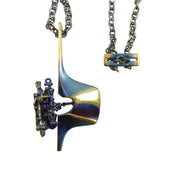Lapponia Flame Bronze Pendant Necklace