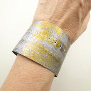 Anodized Aluminum Cuff by Jane Adam