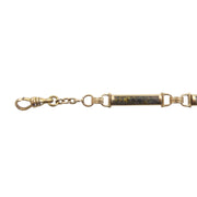 Gold-in-Quartz Watch Chain