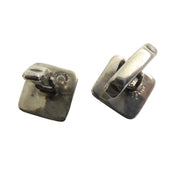 Wood and Silver Mexican Cufflinks by Sigi Pineda