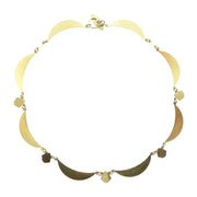 Volmer Bahner White Enamel Necklace