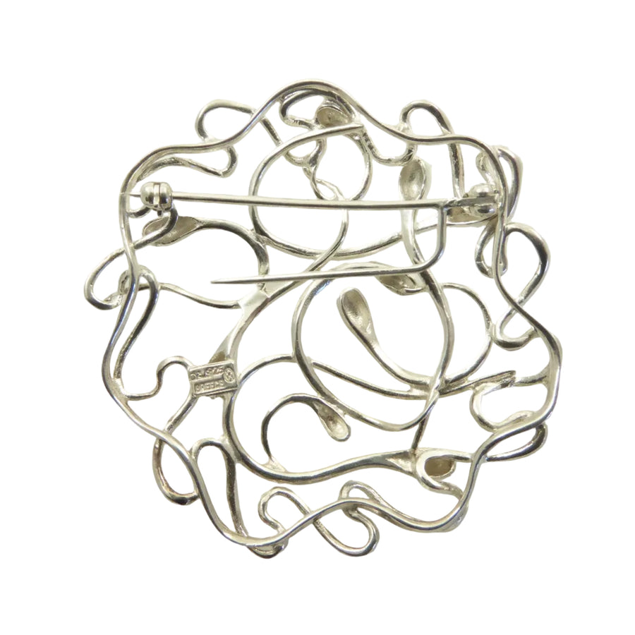 Lalaounis Biosymbols Silver Brooch